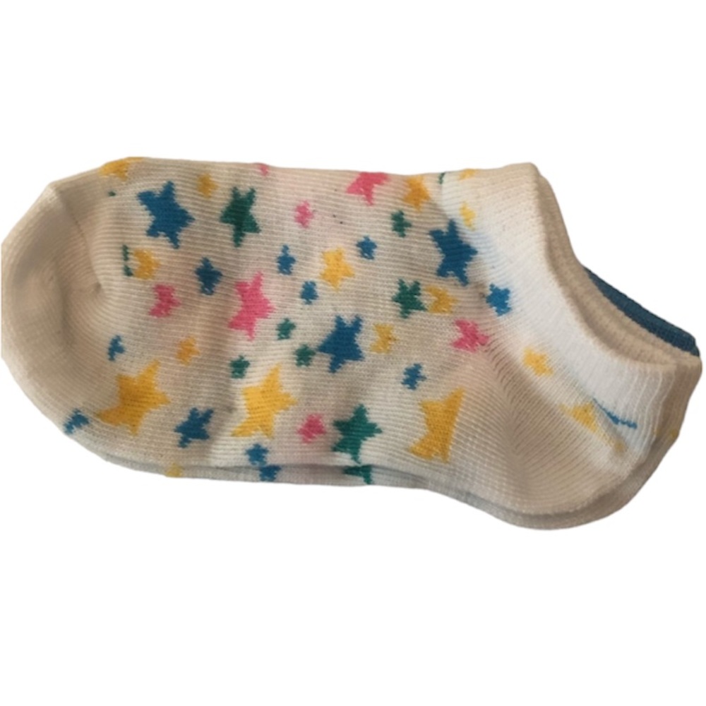 🌞 5/$25 NWT Super cute 3 pack of NB baby socks stars stripes cobalt blue